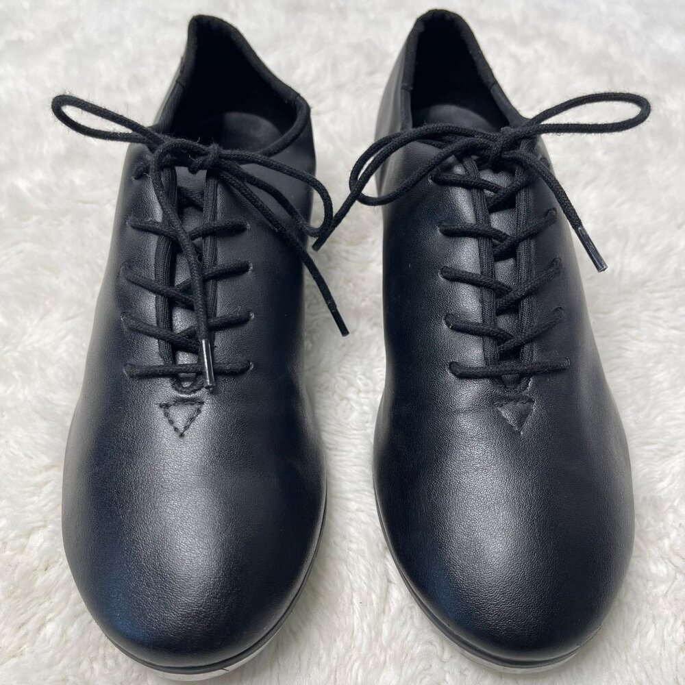 Só Dança Women’s Black Lace Up Tap Dance Shoes Size 6.5